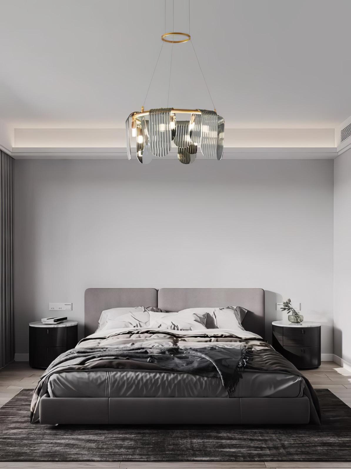 Folioles Brass Chandelier - YIOSI