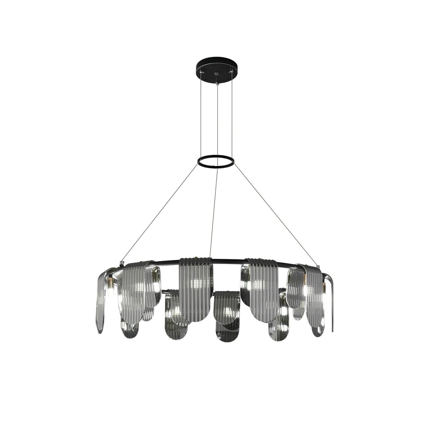 Folioles Brass Chandelier - YIOSI