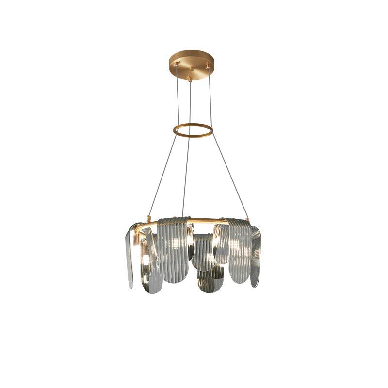Folioles Brass Chandelier - YIOSI