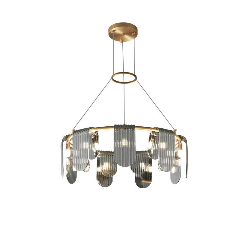 Folioles Brass Chandelier - YIOSI