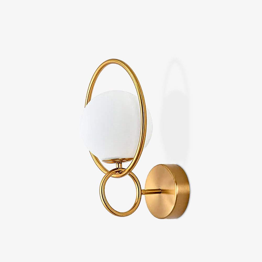 Fort Halo Gold Wall Light - YIOSI
