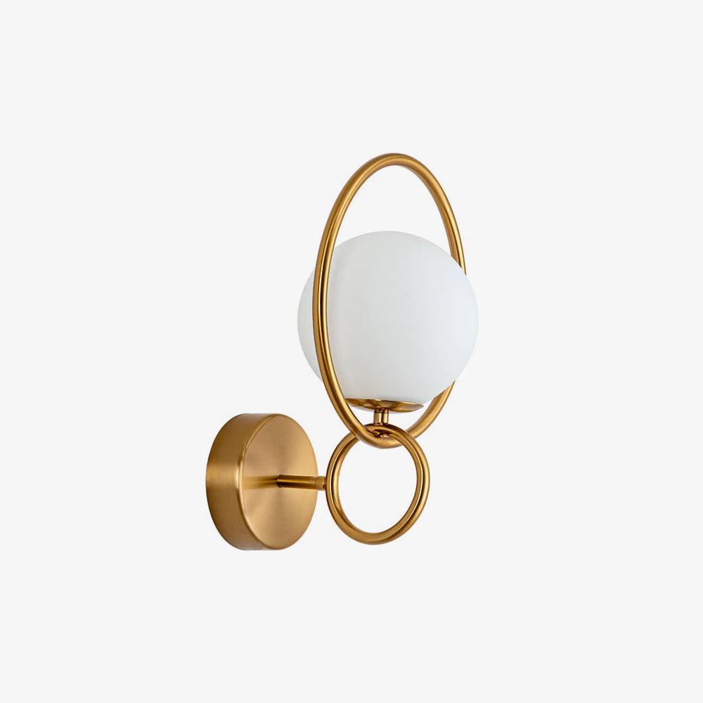 Fort Halo Gold Wall Light - YIOSI