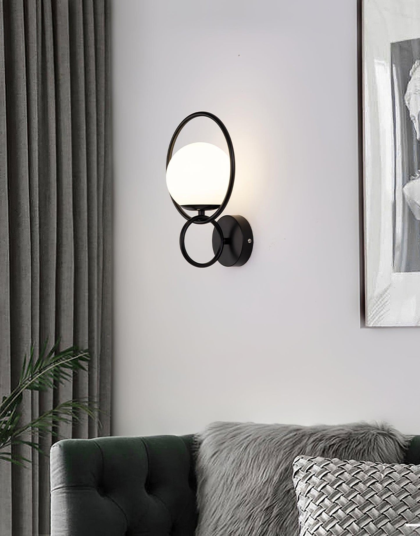 Fort Halo Gold Wall Light - YIOSI