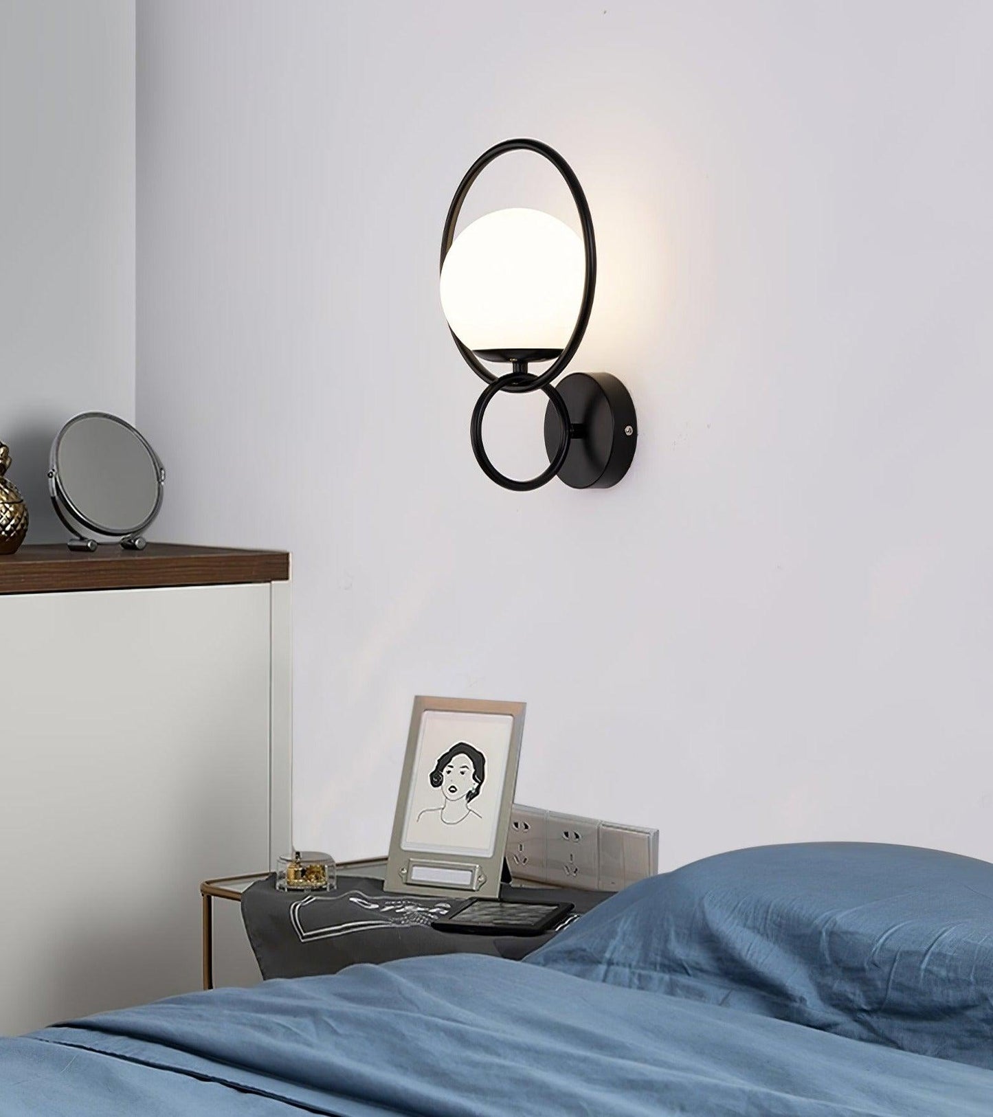 Fort Halo Gold Wall Light - YIOSI