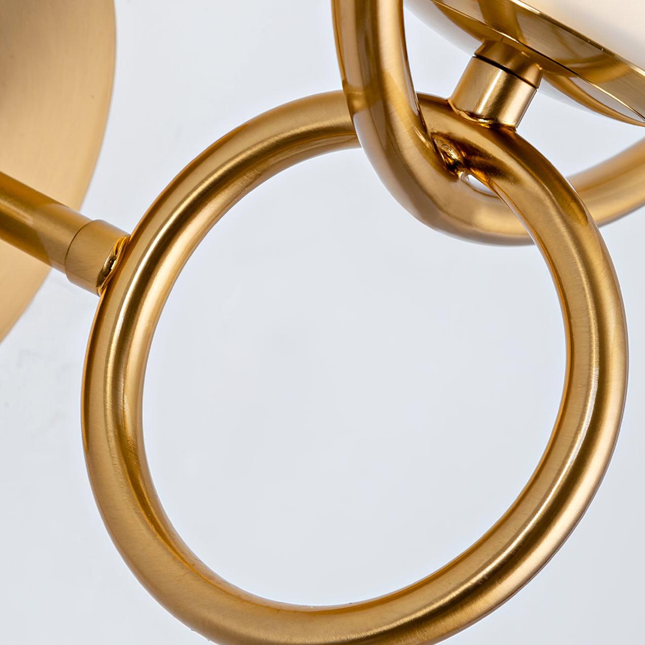 Fort Halo Gold Wall Light - YIOSI