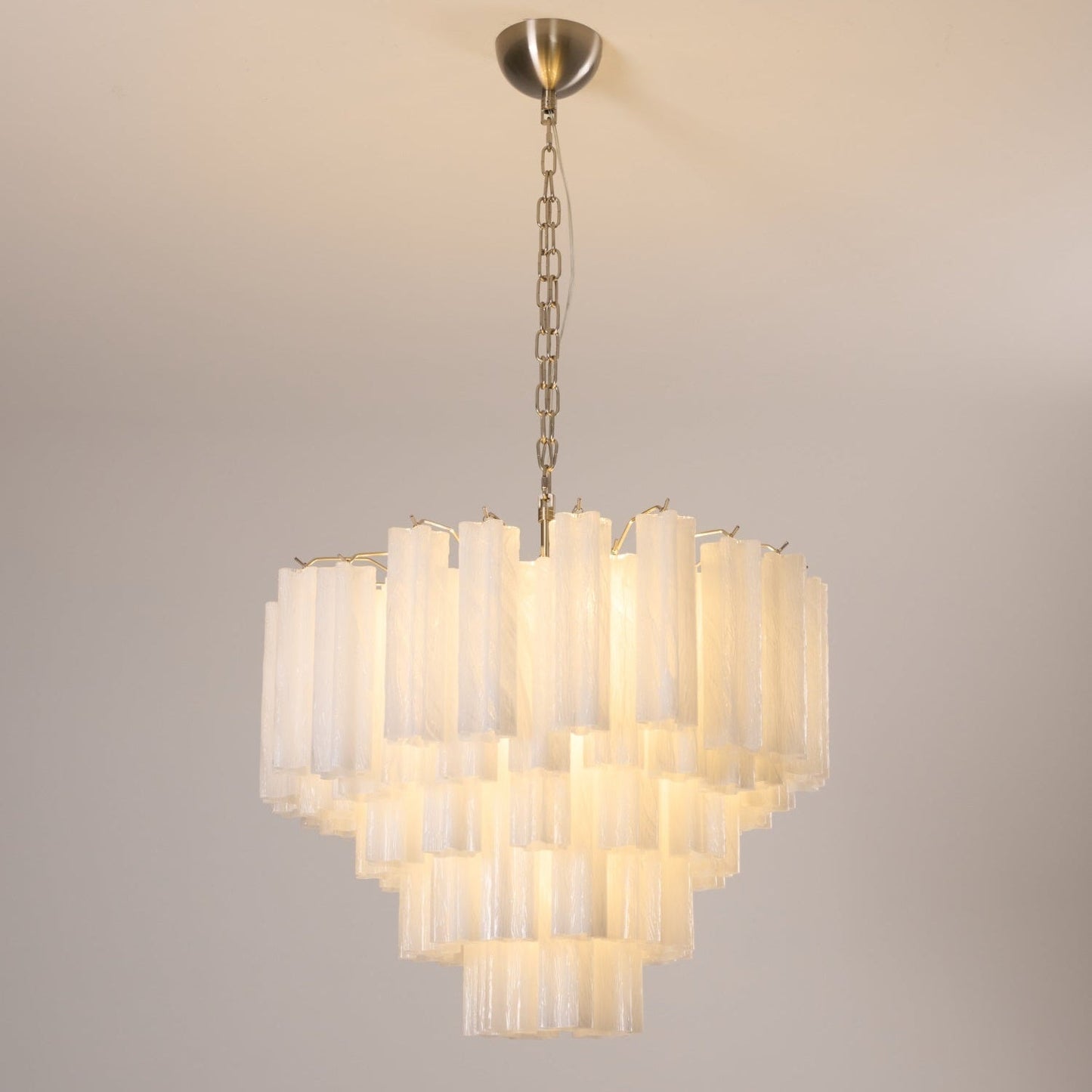Frosted Murano Cascade Chandelier - YIOSI