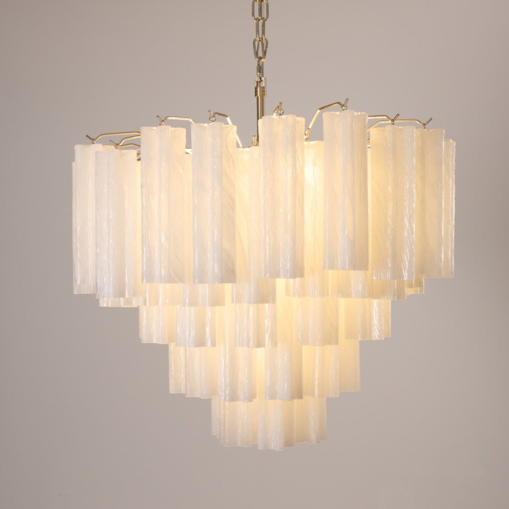 Frosted Murano Cascade Chandelier - YIOSI