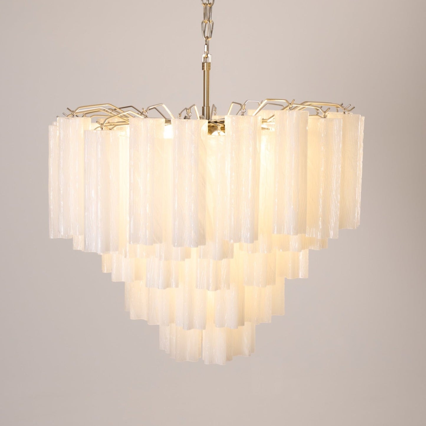 Frosted Murano Cascade Chandelier - YIOSI