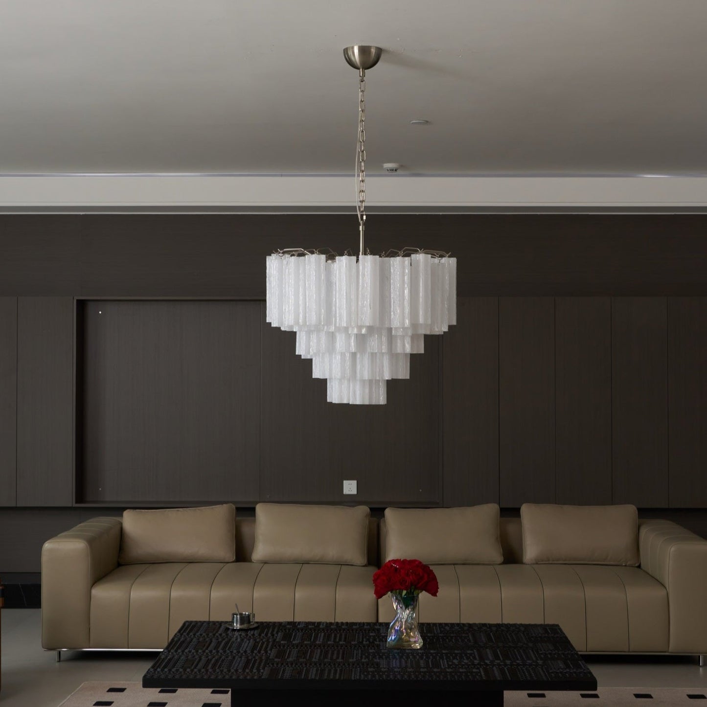Frosted Murano Cascade Chandelier - YIOSI