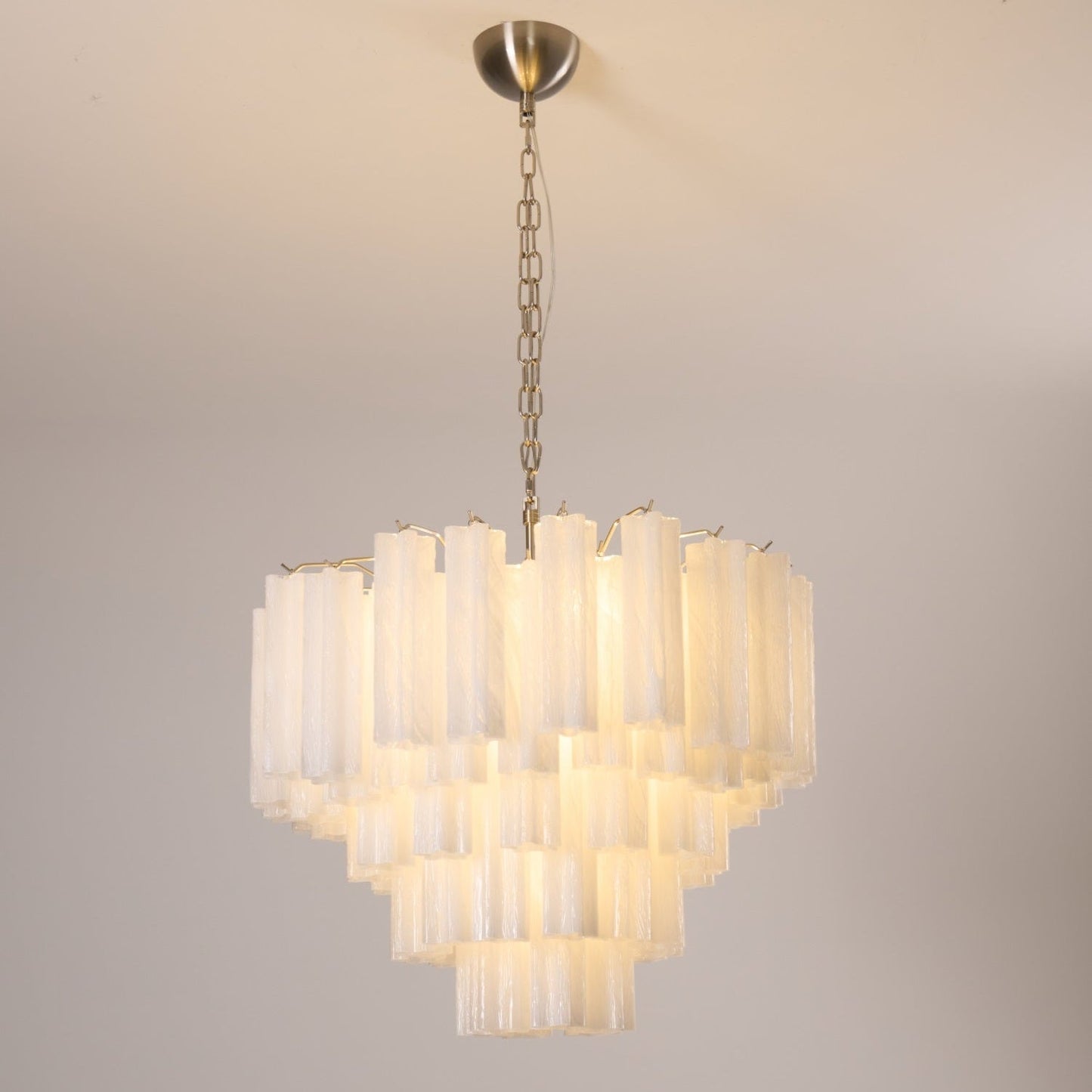 Frosted Murano Cascade Chandelier - YIOSI
