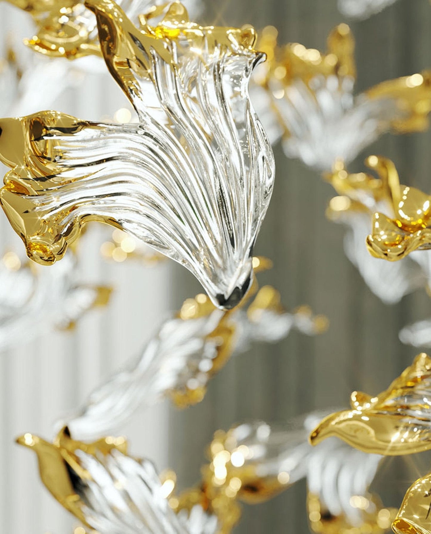 Frosted Petals Frozen Chandelier - YIOSI