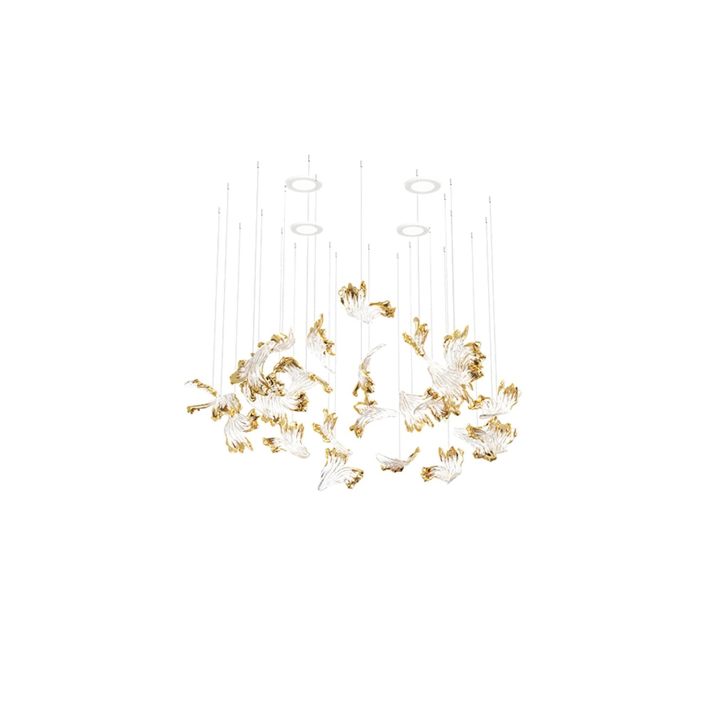 Frosted Petals Frozen Chandelier - YIOSI