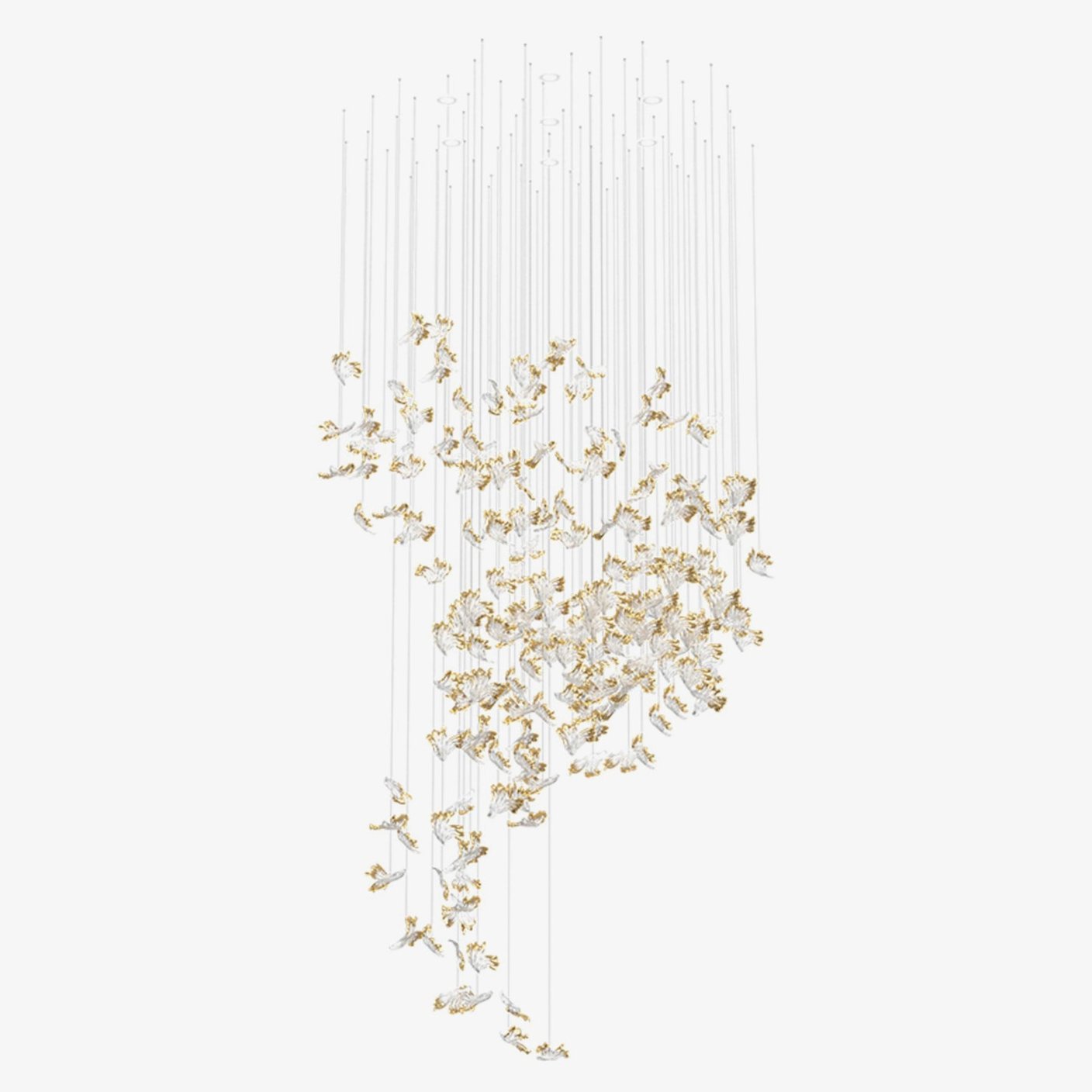 Frosted Petals Frozen Chandelier - YIOSI
