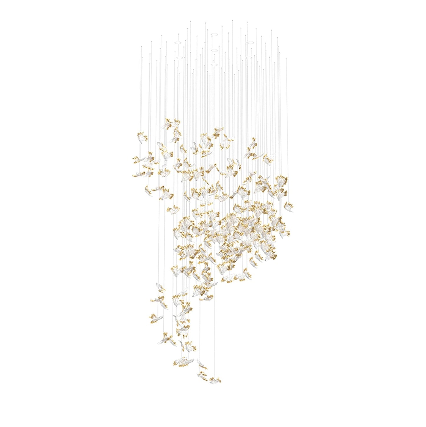 Frosted Petals Frozen Chandelier - YIOSI