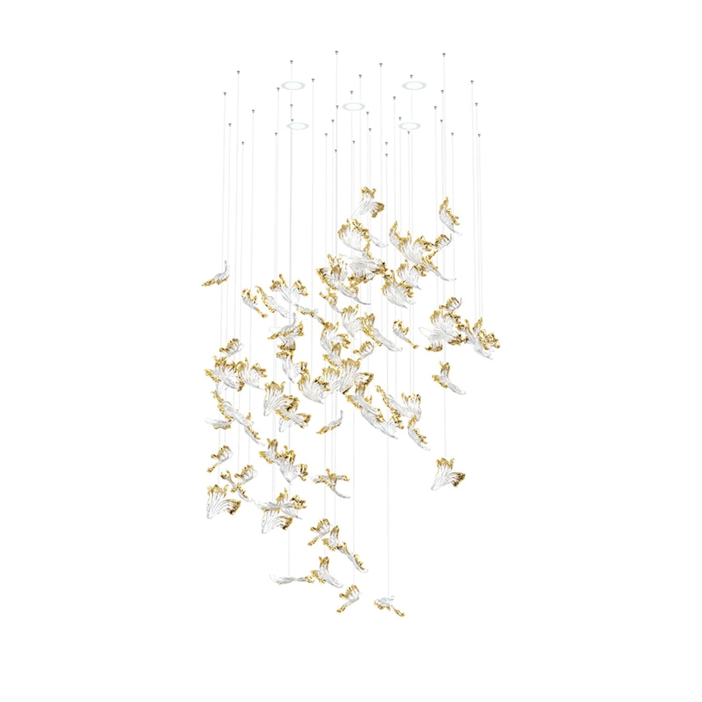 Frosted Petals Frozen Chandelier - YIOSI