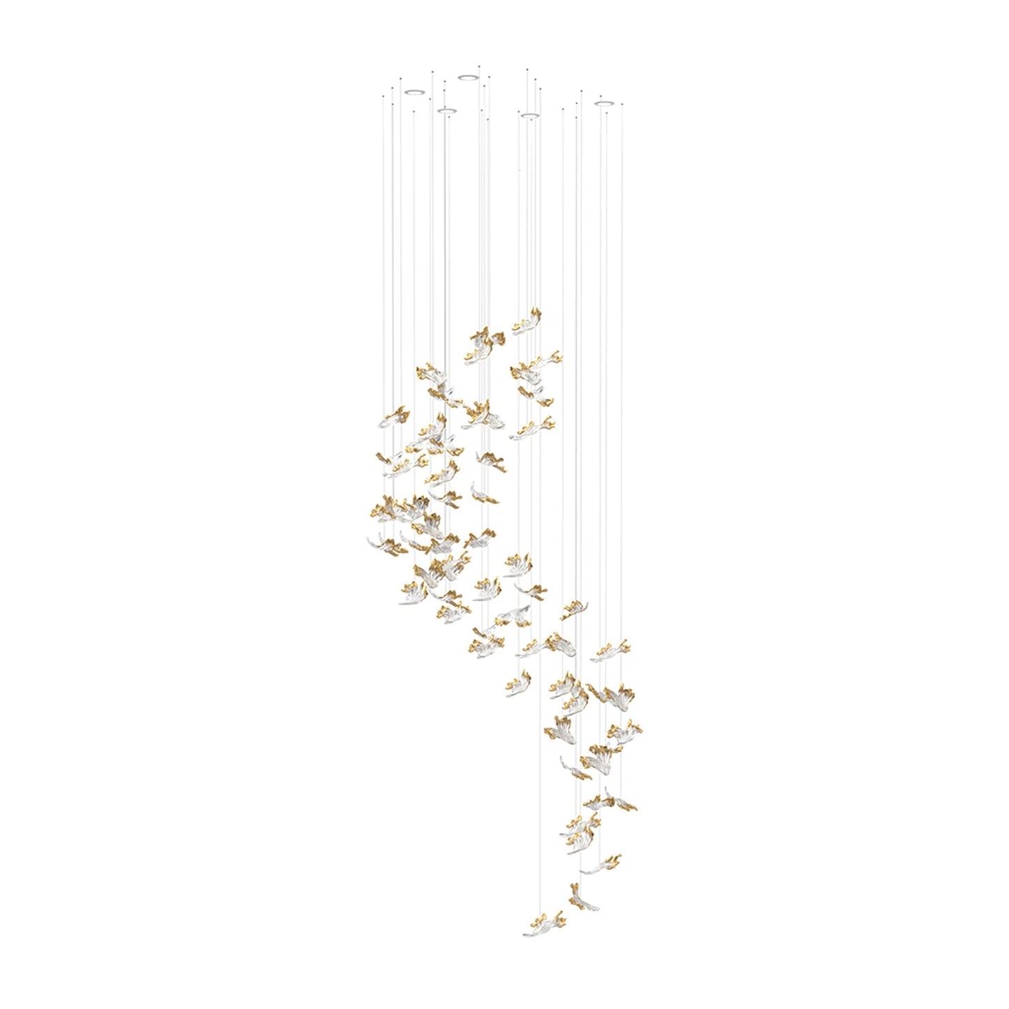 Frosted Petals Frozen Chandelier - YIOSI