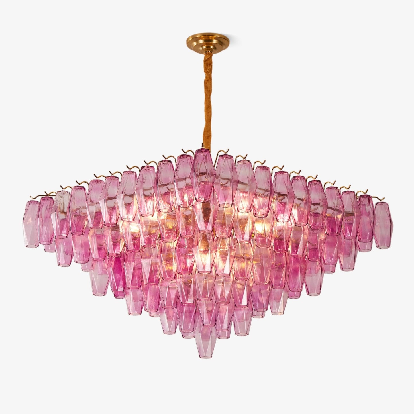 Fuchsia Prism Empire Chandelier - YIOSI