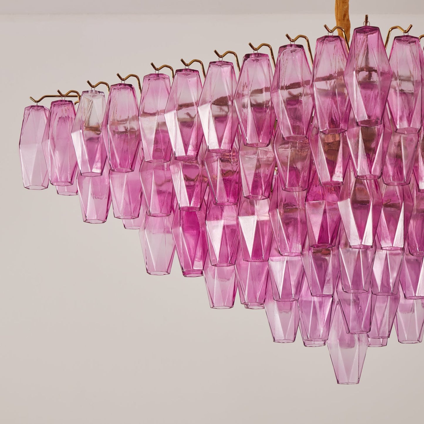 Fuchsia Prism Empire Chandelier - YIOSI