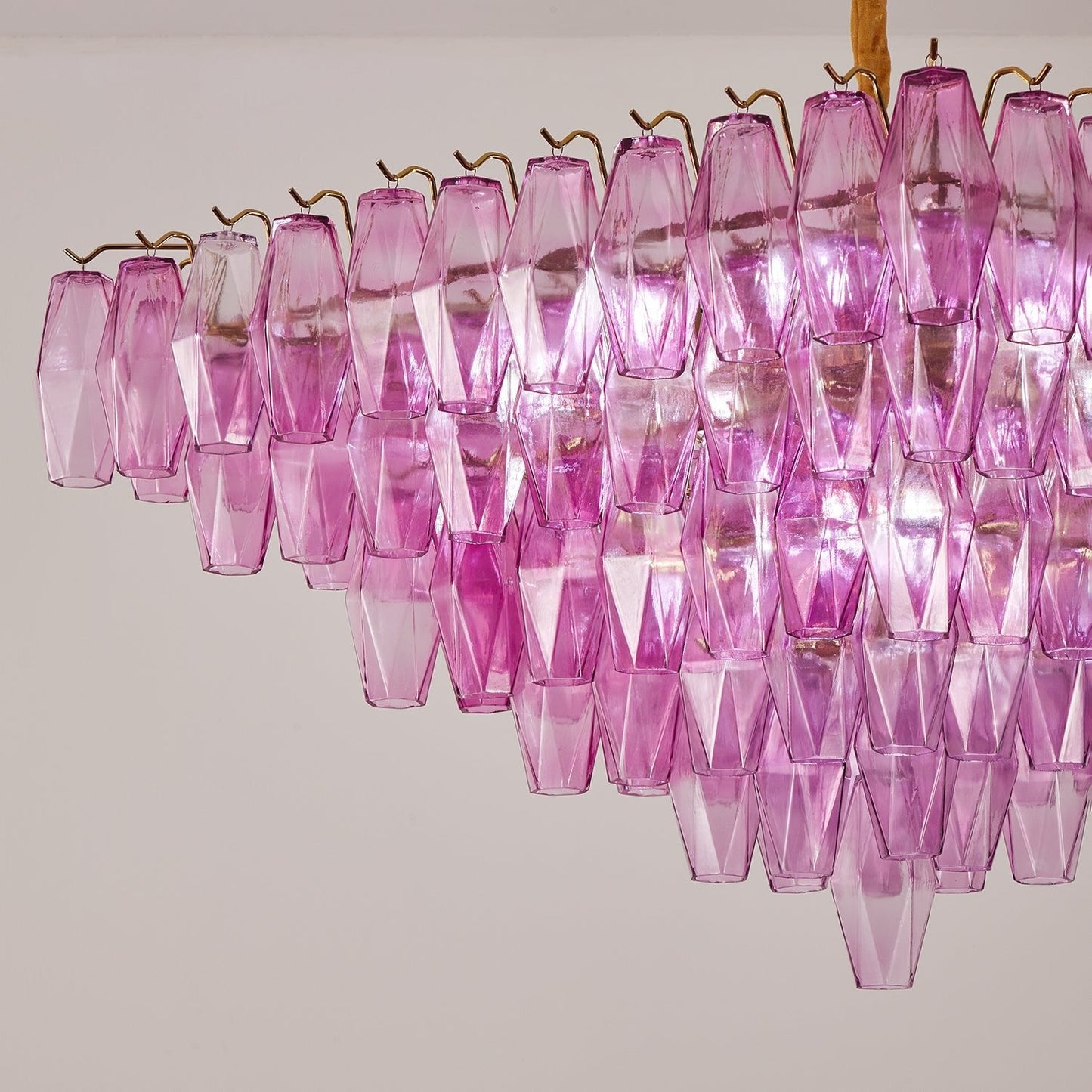 Fuchsia Prism Empire Chandelier - YIOSI