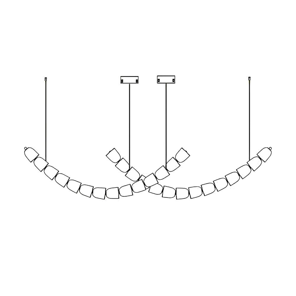 Gabriel Gold Chandelier - YIOSI