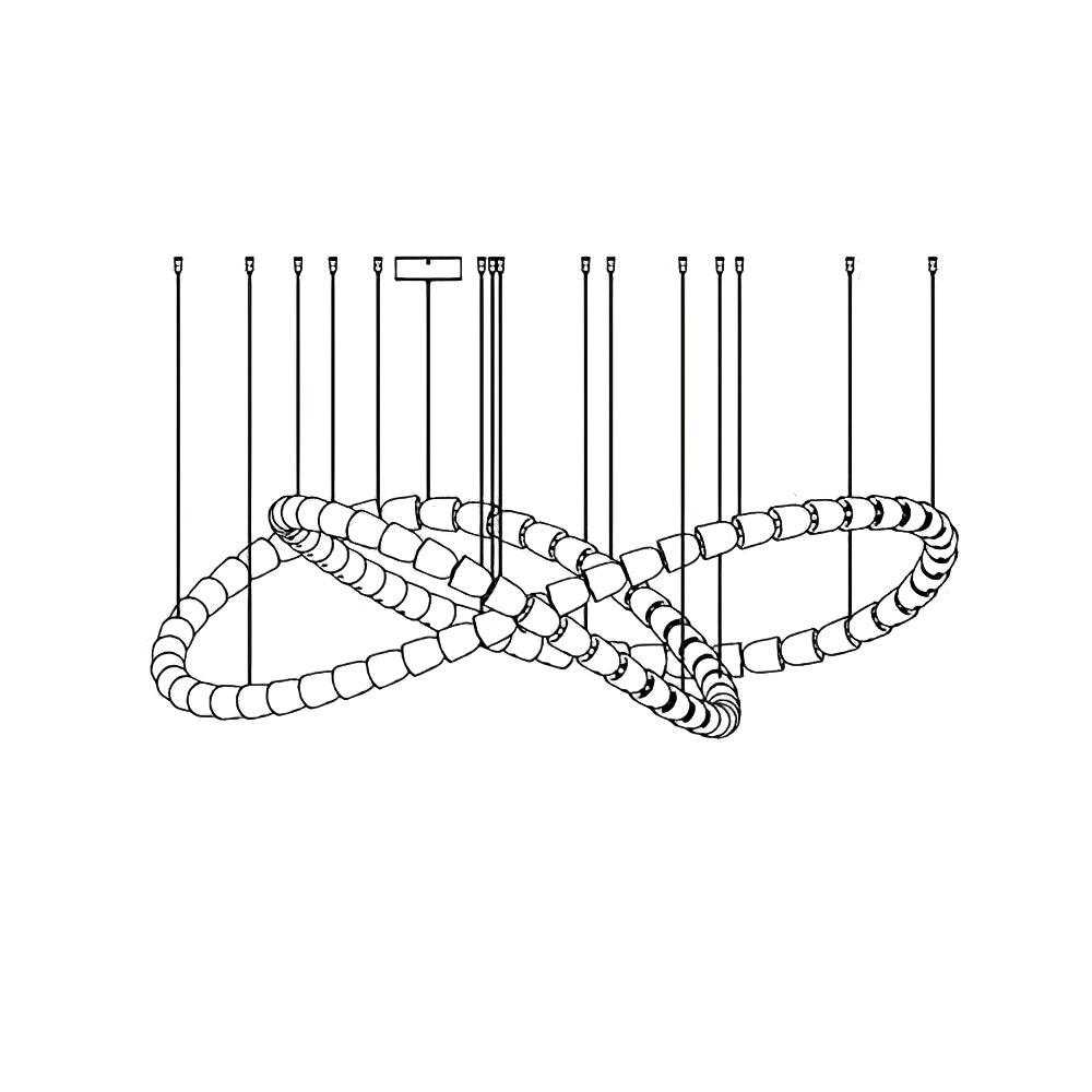 Gabriel Gold Chandelier - YIOSI