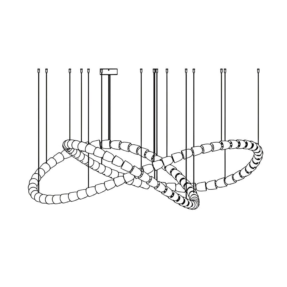 Gabriel Gold Chandelier - YIOSI