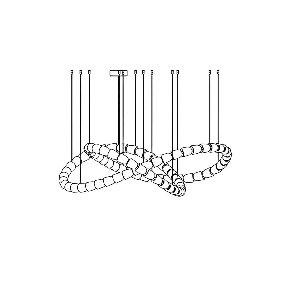 Gabriel Gold Chandelier - YIOSI