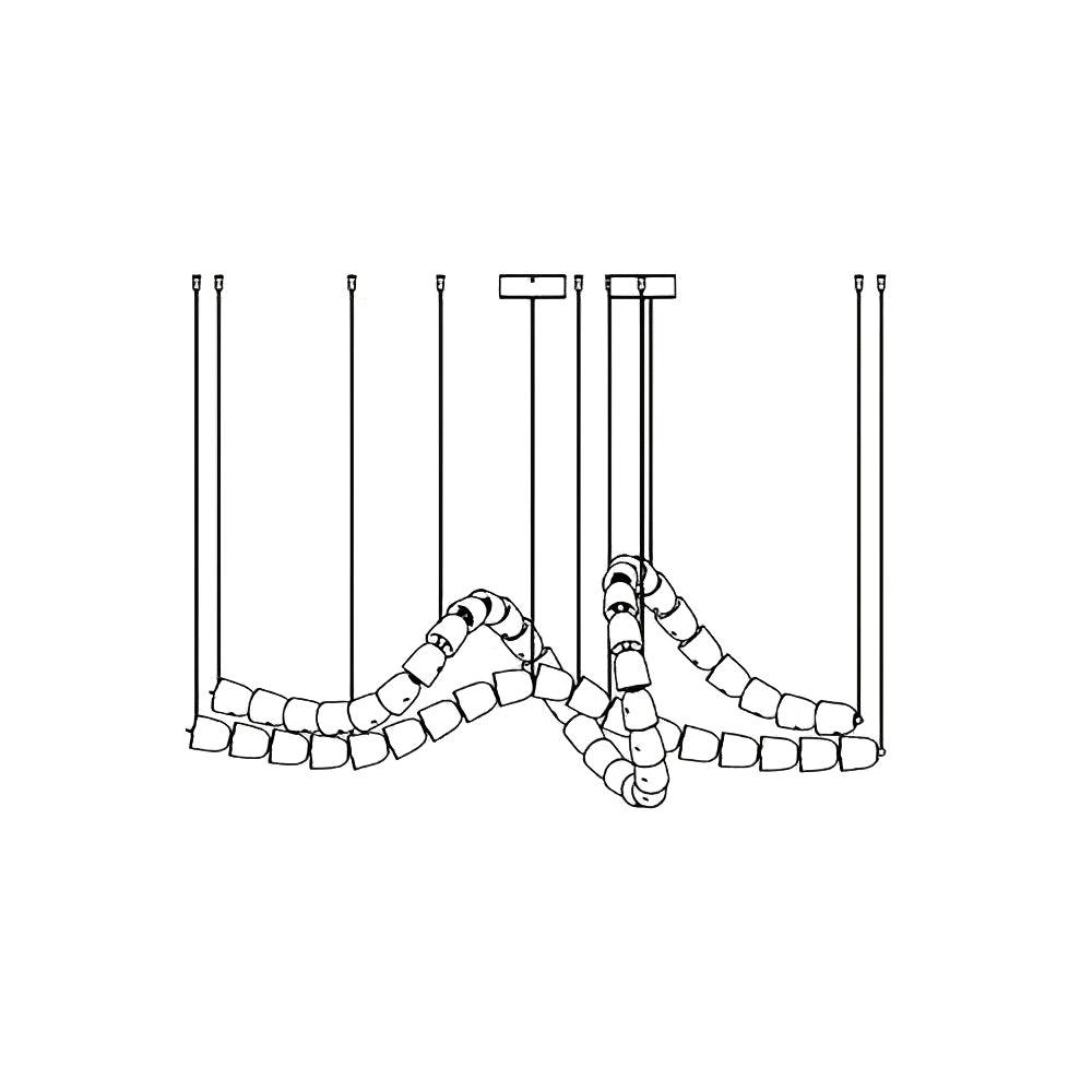 Gabriel Gold Chandelier - YIOSI