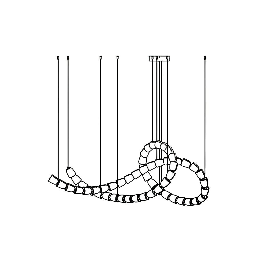 Gabriel Gold Chandelier - YIOSI