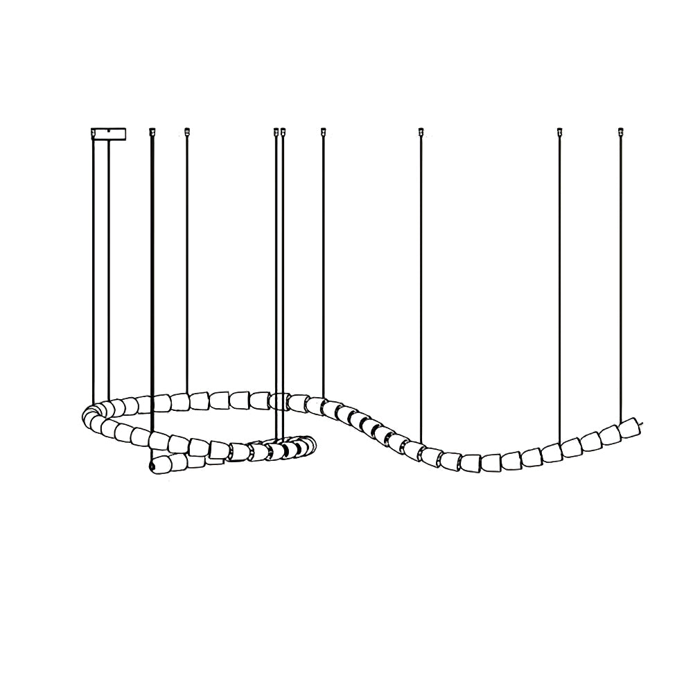 Gabriel Gold Chandelier - YIOSI