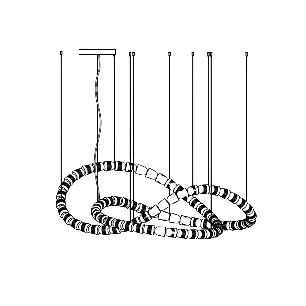 Gabriel Gold Chandelier - YIOSI