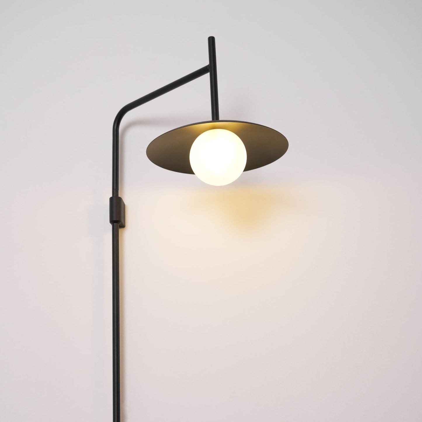 Gea Swing Arm Plug-In Wall Lamp – Adjustable Iron Sconce