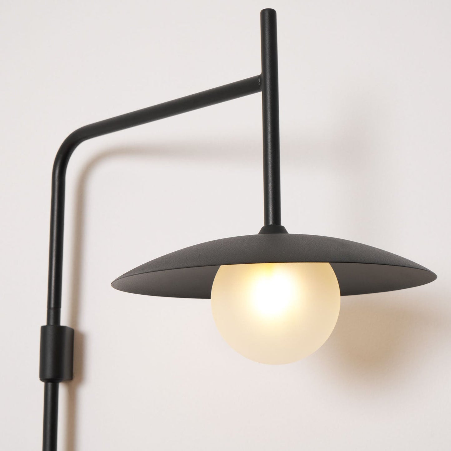 Gea Swing Arm Plug-In Wall Lamp – Adjustable Iron Sconce