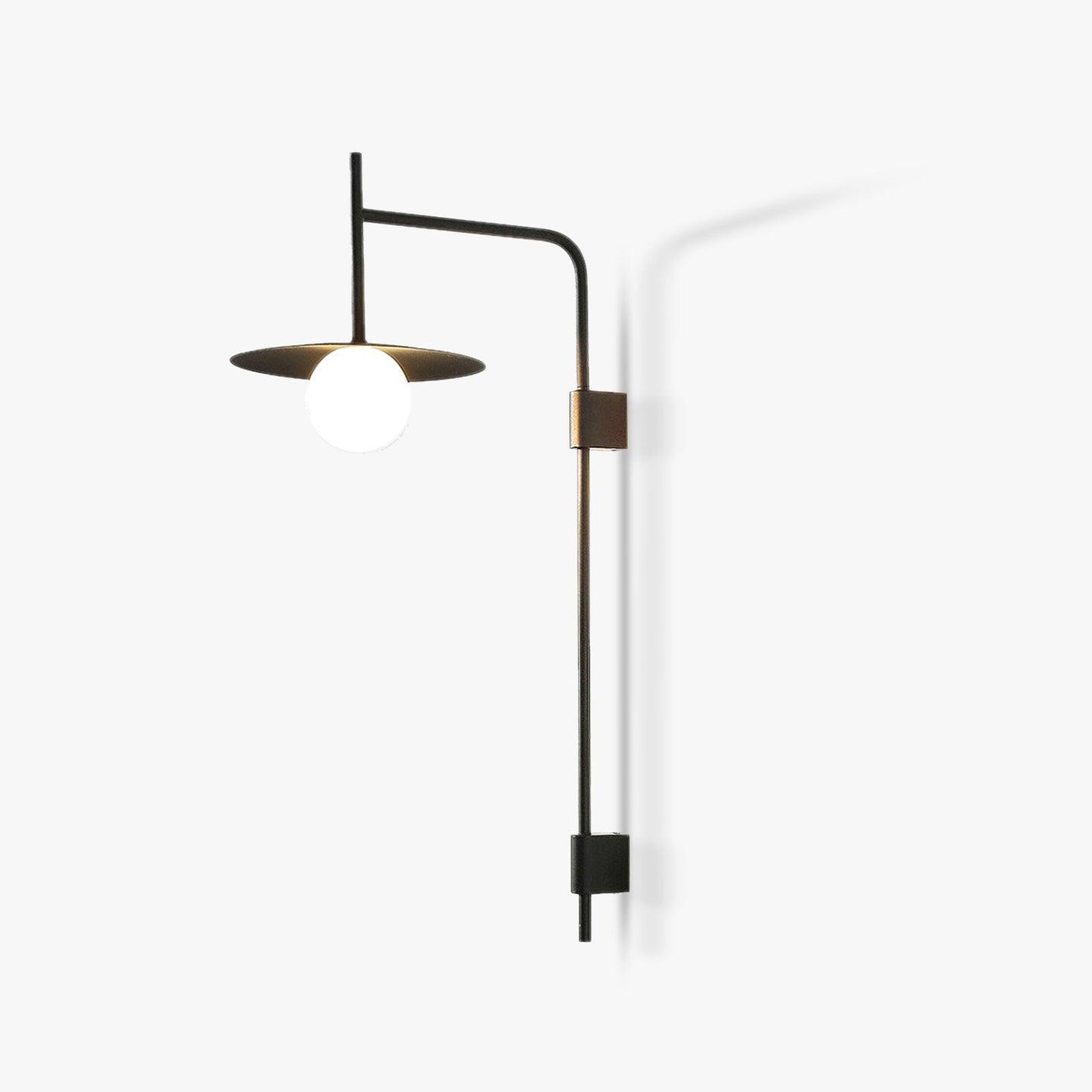 Gea Swing Arm Plug-In Wall Lamp – Adjustable Iron Sconce