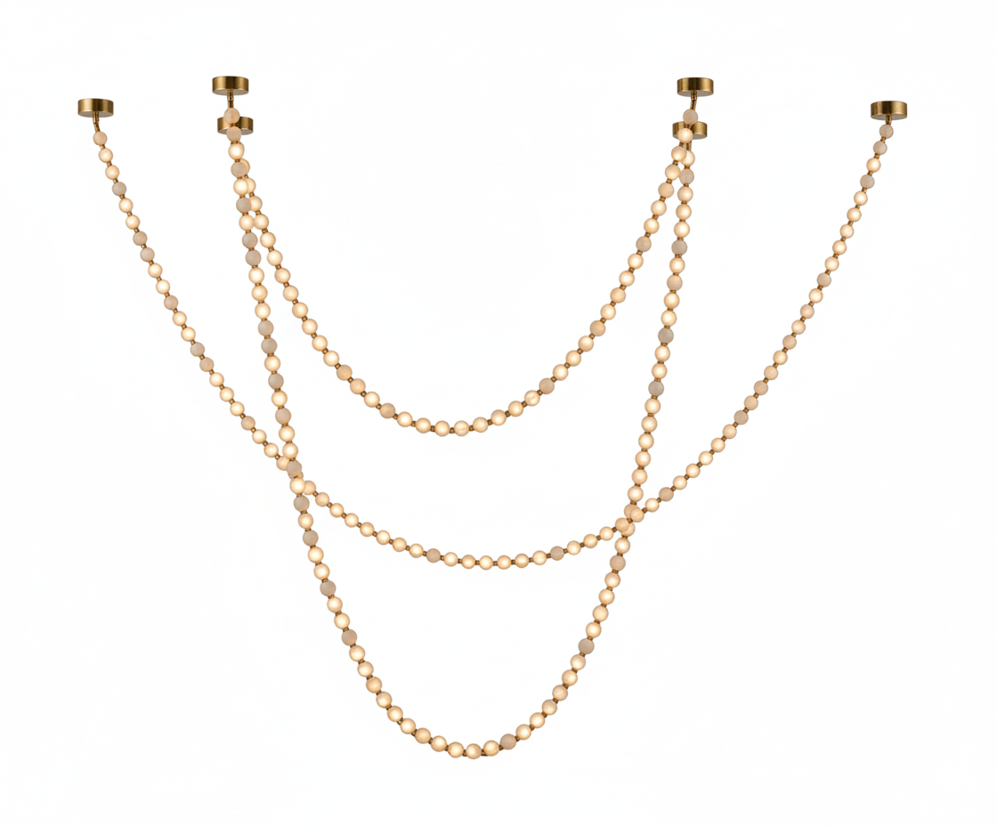 Alabaster Pearl Necklace Chandelier - YIOSI