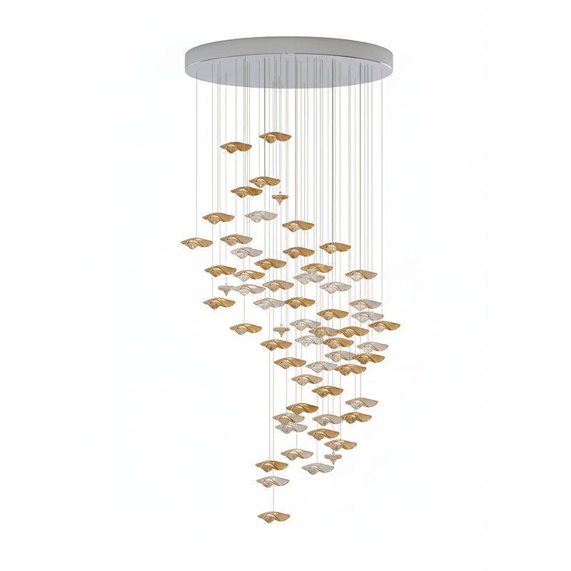 Tidal Art Glass Chandelier - YIOSI