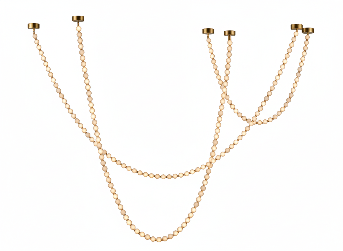 Alabaster Pearl Necklace Chandelier - YIOSI