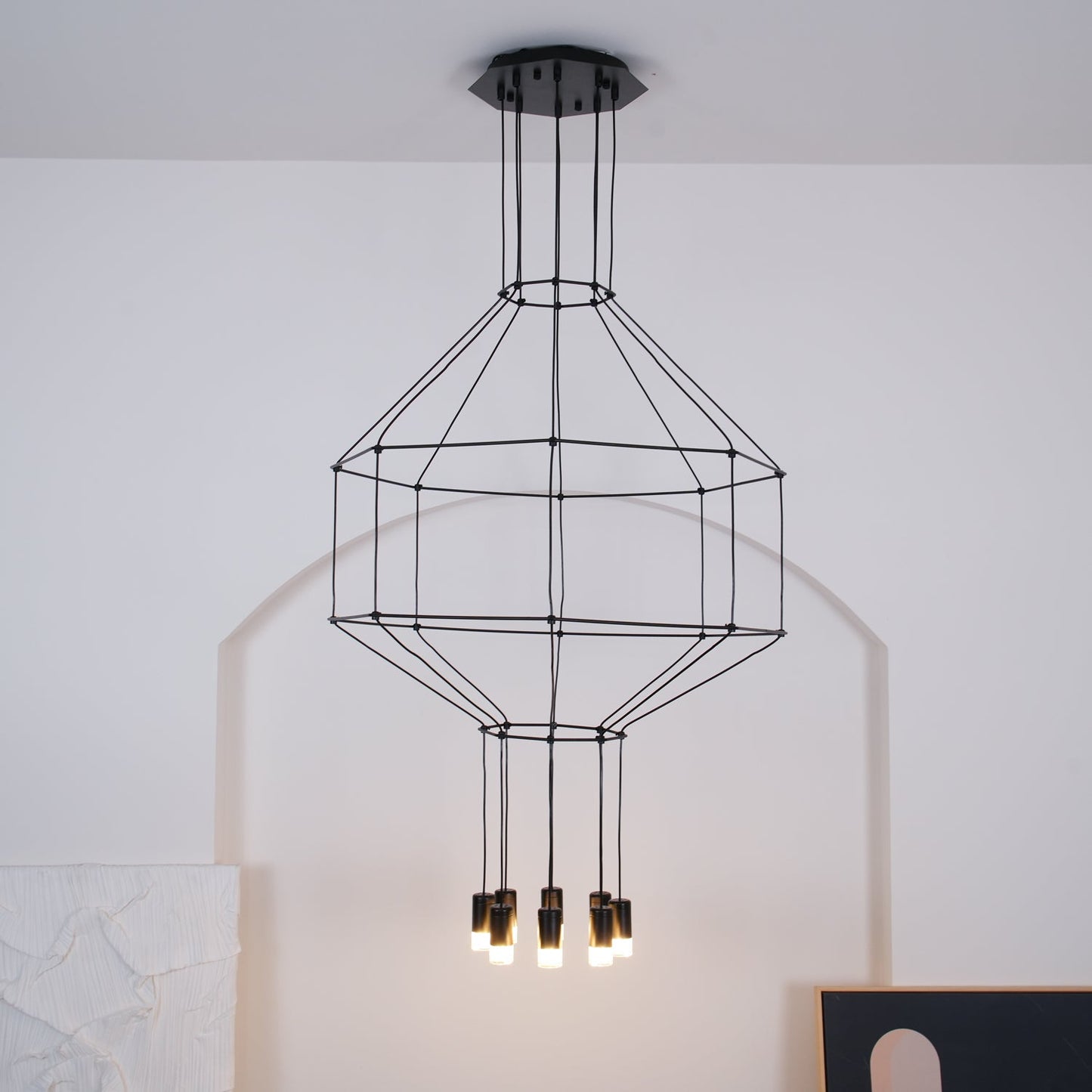 Geometric Lines Pendant Lamp - YIOSI