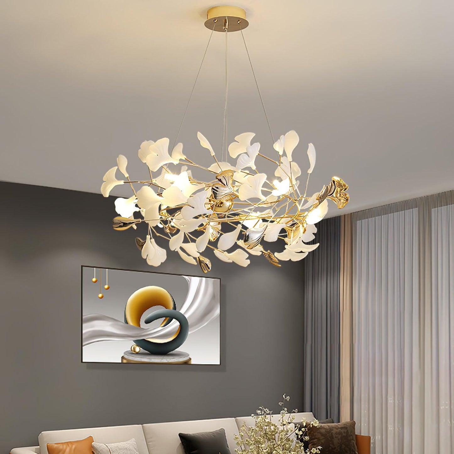 Gingko Chandelier H - YIOSI
