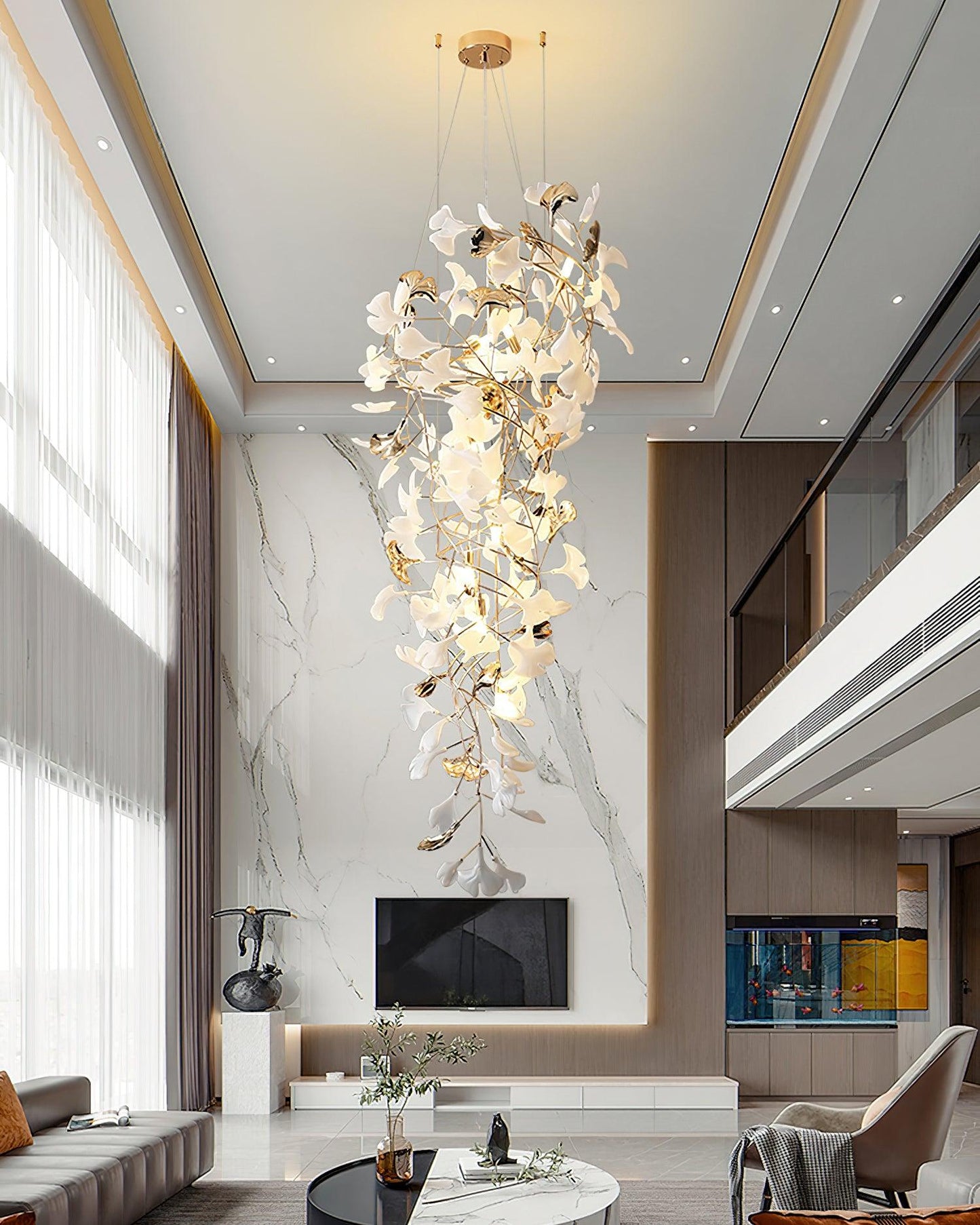 Gingko Ojo Chandelier - YIOSI