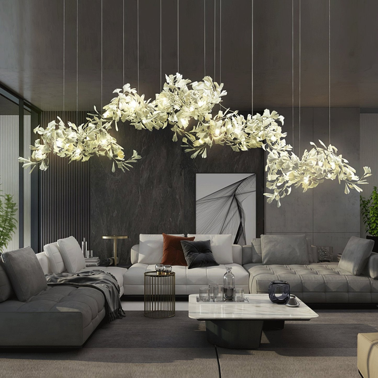 Gingko Chandelier C - YIOSI