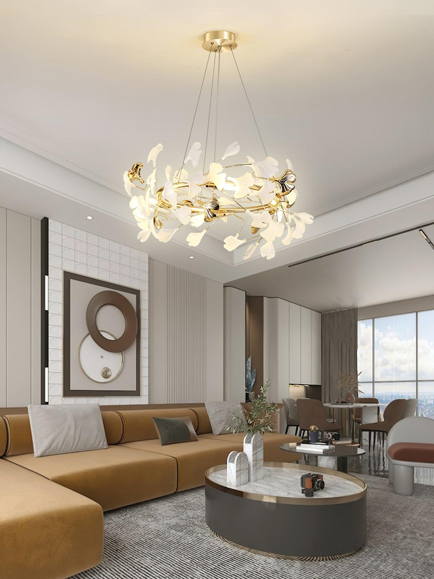 Gingko Chandelier U - YIOSI