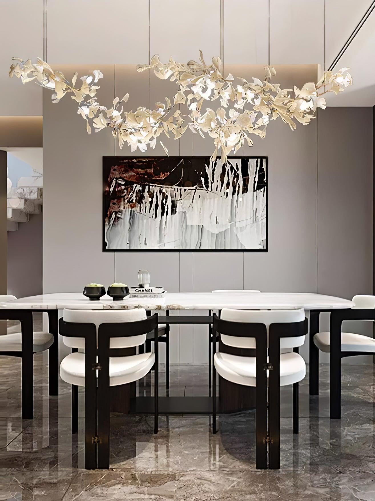 Double Layer Combination Gingko Chandelier - YIOSI