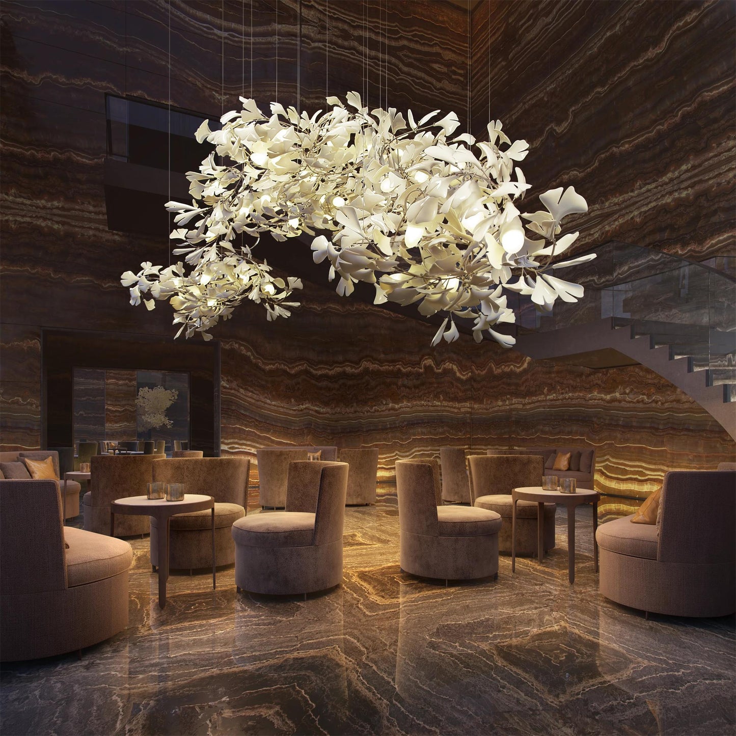 Gingko Chandelier C - YIOSI
