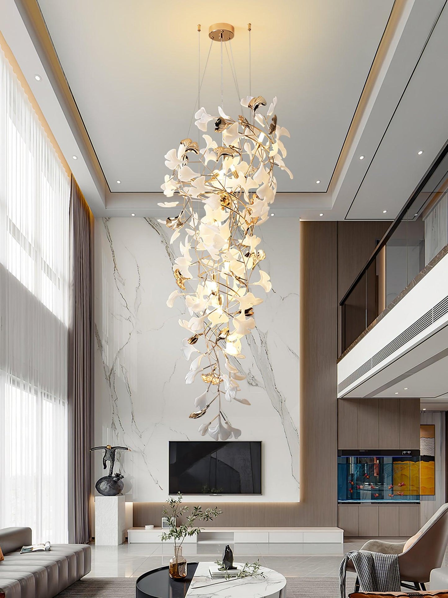 Gingko Ojo Chandelier - YIOSI