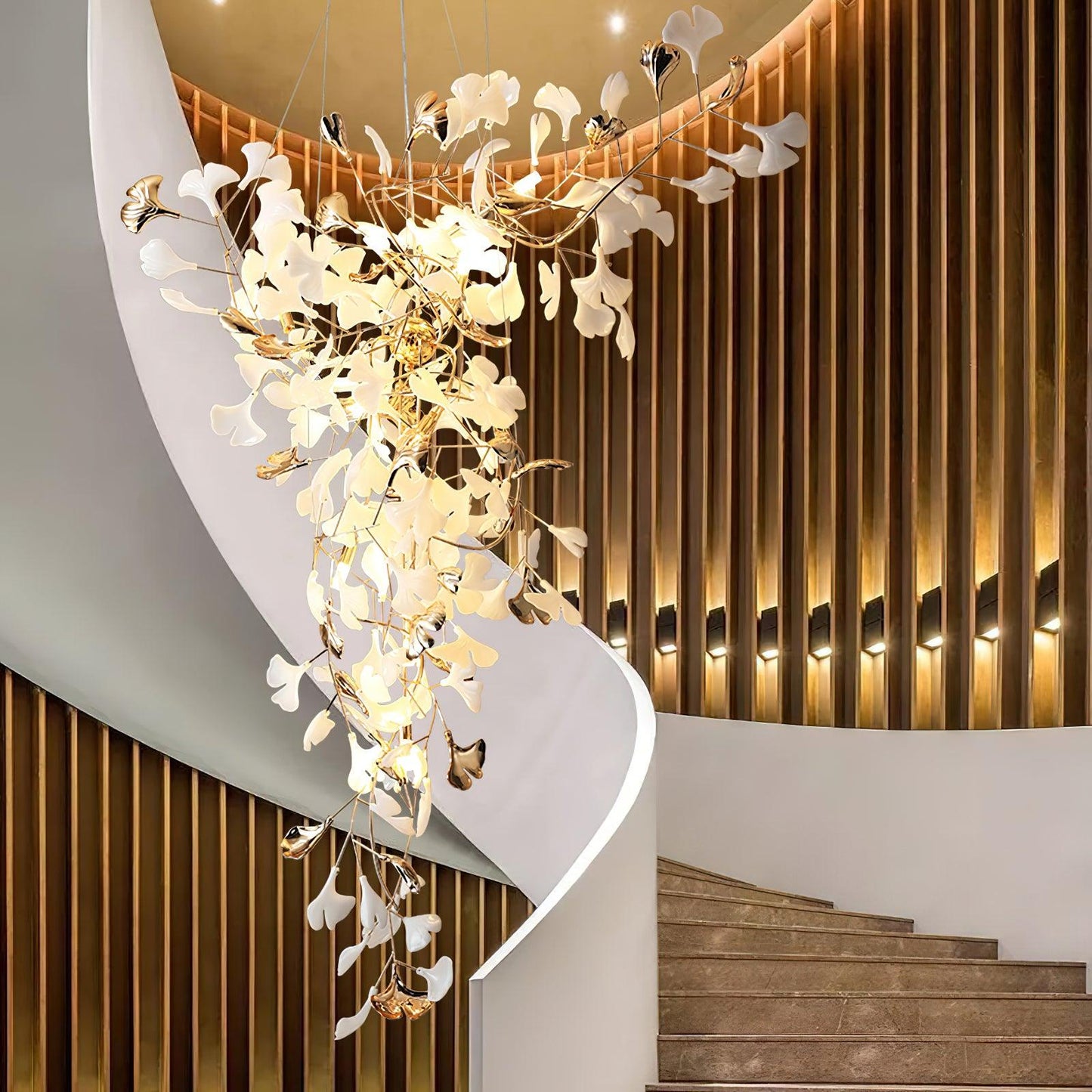 Ginkgo Tip Tlying Chandelier - YIOSI