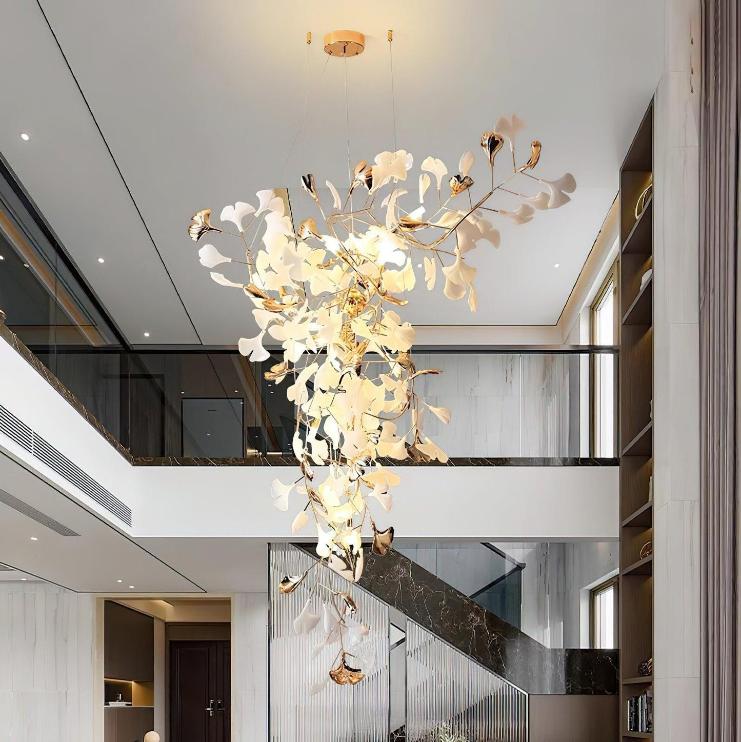 Ginkgo Tip Tlying Chandelier - YIOSI