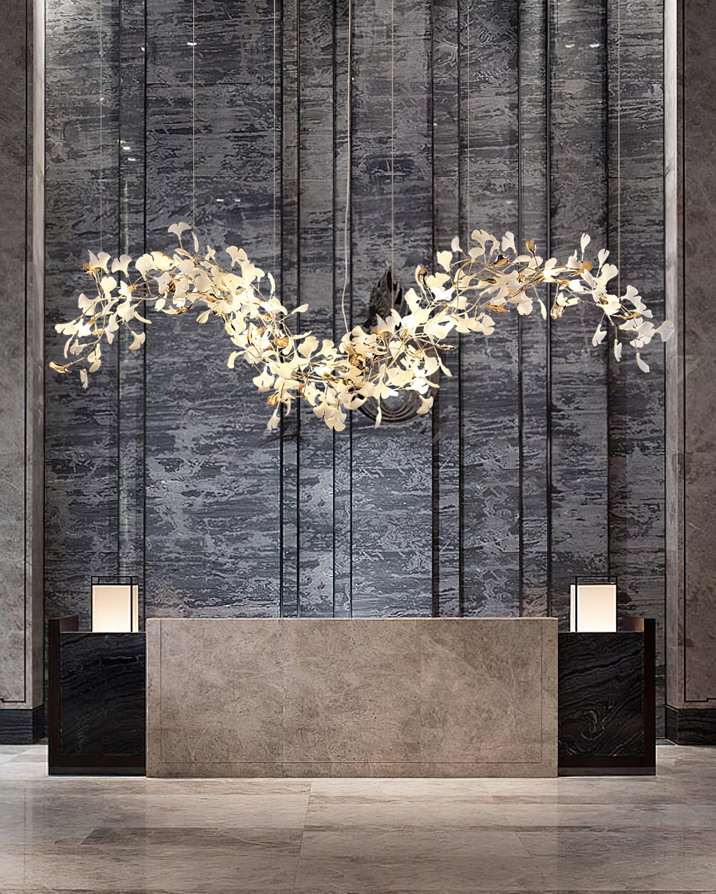 Ginkgo Tip Tlying Chandelier - YIOSI