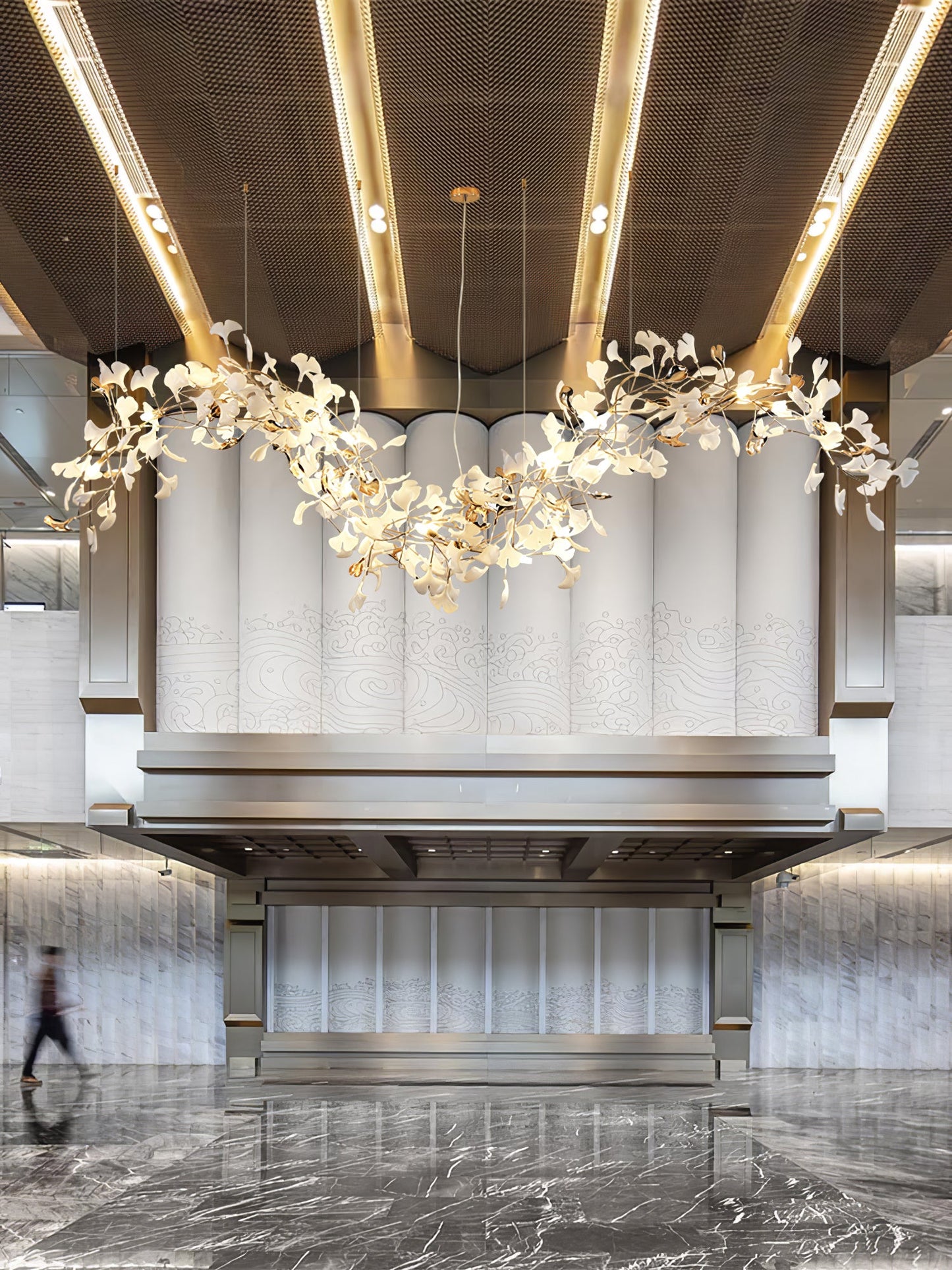 Ginkgo Tip Tlying Chandelier - YIOSI