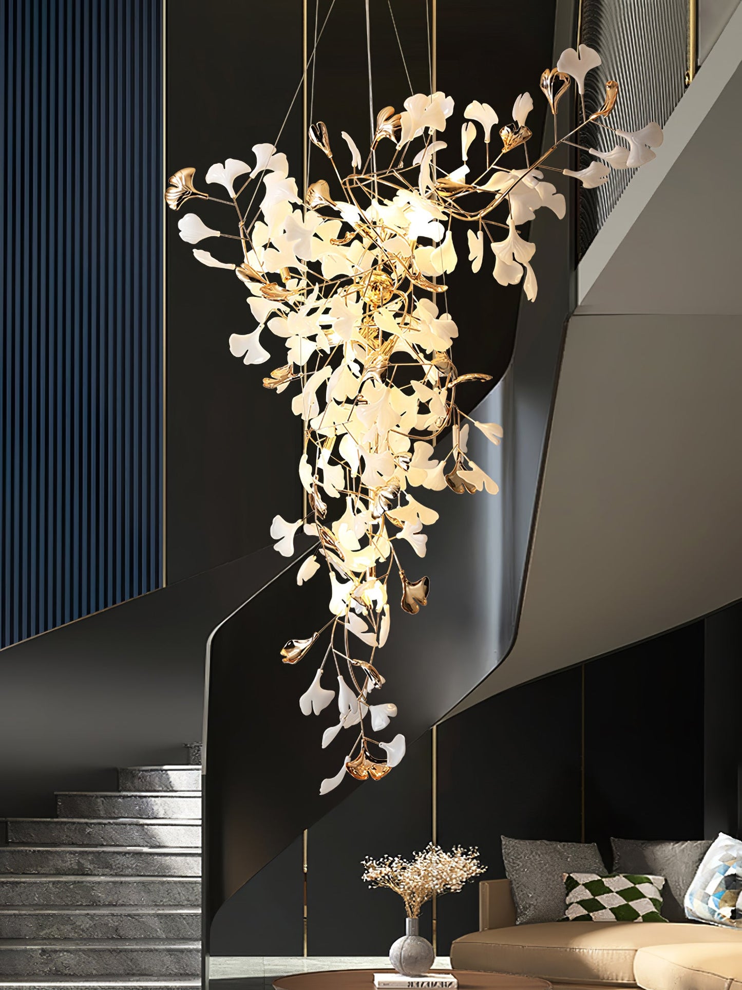 Ginkgo Tip Tlying Chandelier - YIOSI